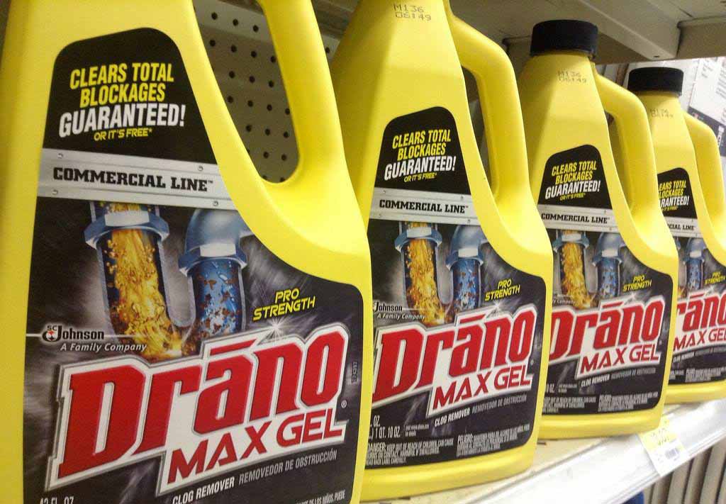 Drano Max Gel Clog Remover, Drain Clog Remover, Commercial Line