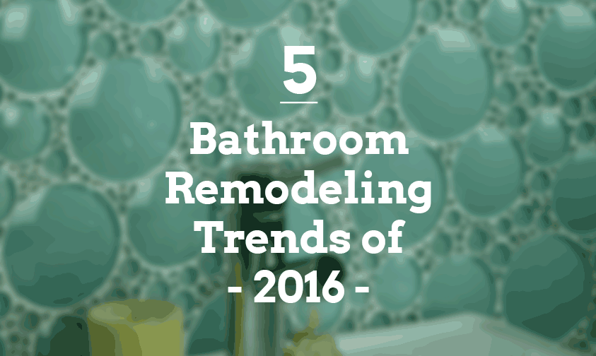 Bathroom Remodeling Trends
