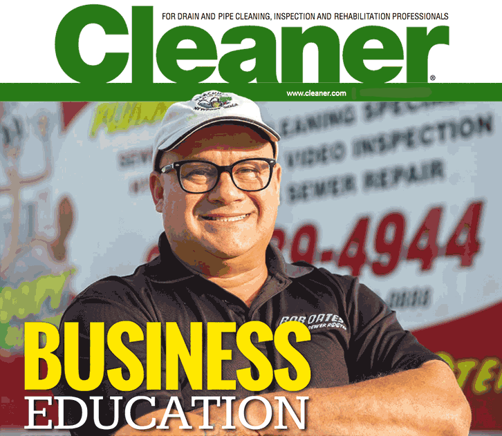 Image of Bob Oates on the cover of Cleaner magazine